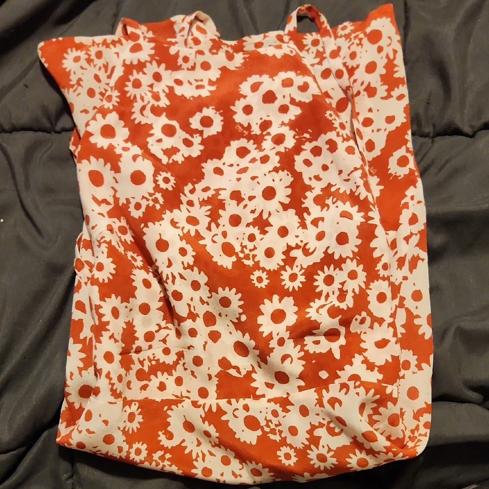 Realisation Par Red and White Floral Dress